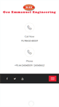 Mobile Screenshot of geoemmanuelengineering.com